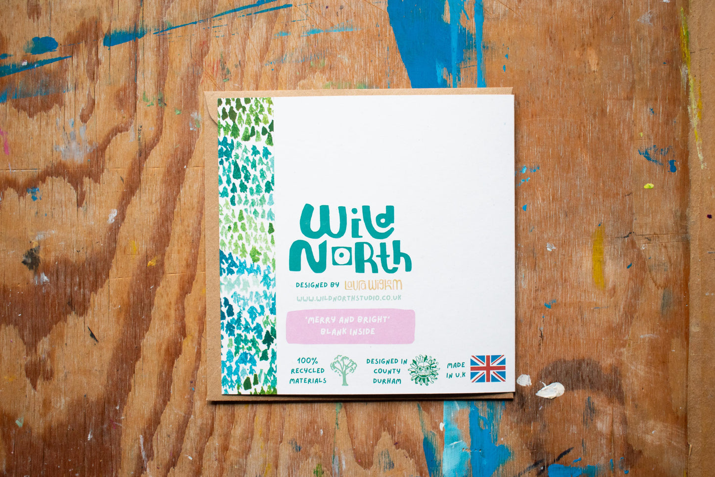 'Merry and Bright' Christmas Card