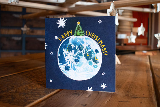 'Christmas Moon' Christmas card