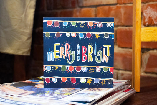 'Merry and Bright' Christmas Card