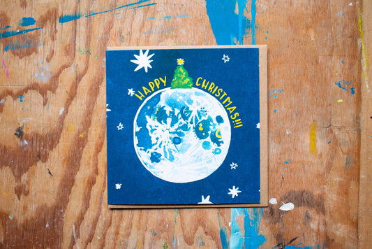 'Christmas Moon' Christmas card